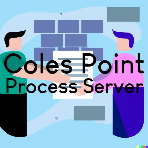 Coles Point, Virginia Process Servers and Field Agents