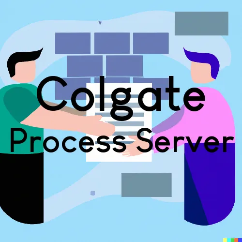 Colgate, Wisconsin Process Servers