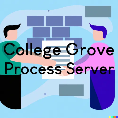 College Grove, Tennessee Process Servers
