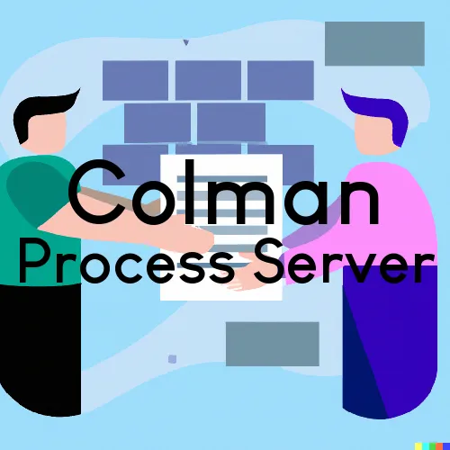 Colman, South Dakota Process Servers