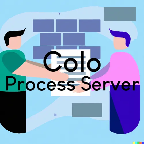 Colo, Iowa Process Servers