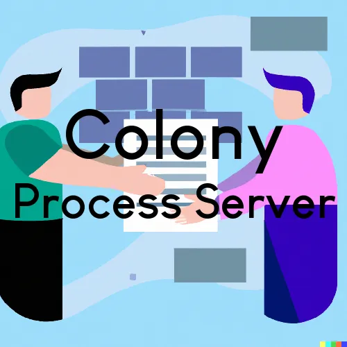 Colony, Kansas Process Servers