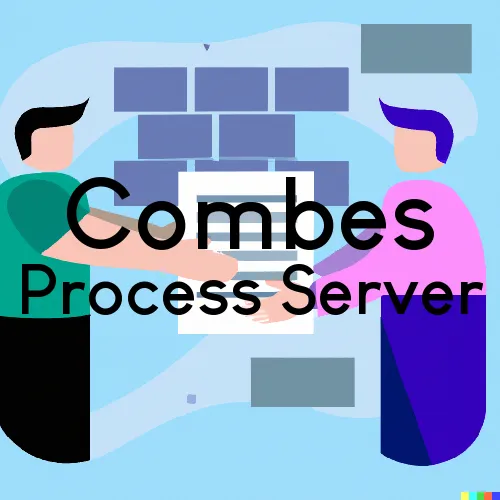 Combes, TX Process Servers and Courtesy Copy Messengers