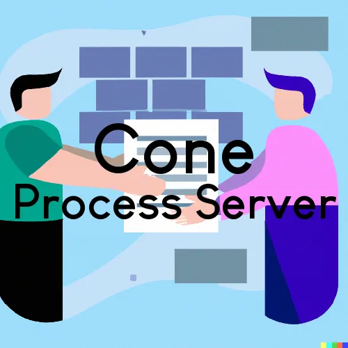 Cone, TX Process Serving and Delivery Services