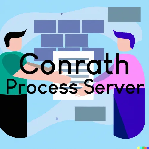 Conrath, WI Process Server, “Chase and Serve“ 