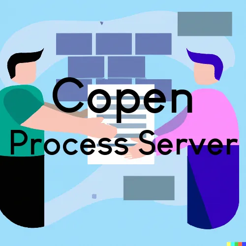 Copen, WV Process Servers in Zip Code 26615