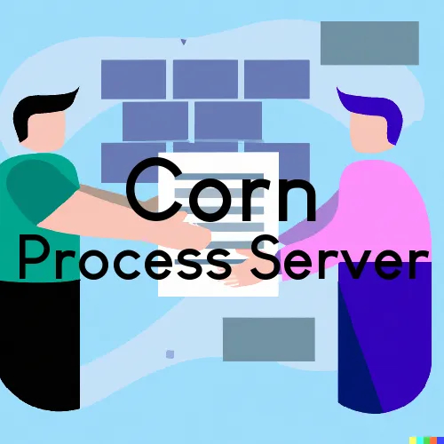 Corn, Oklahoma Process Servers