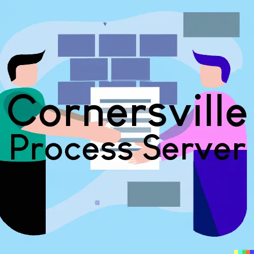 Cornersville, TN Process Servers and Courtesy Copy Messengers