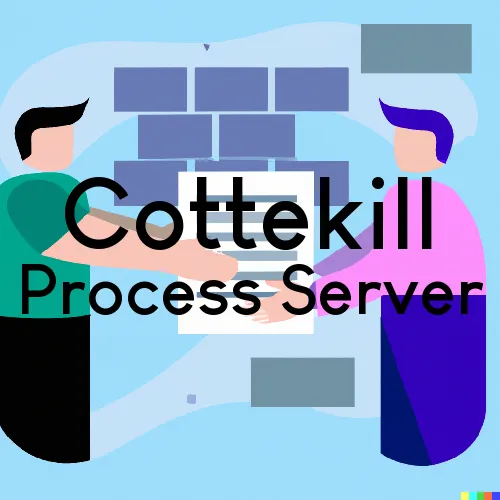 Cottekill, NY Process Server, “SKR Process“ 