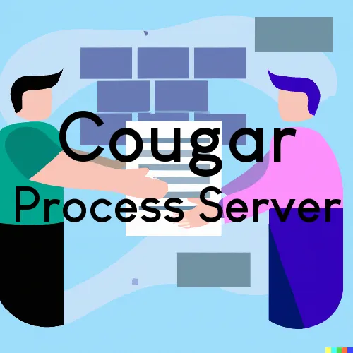 Cougar, WA Court Messengers and Process Servers
