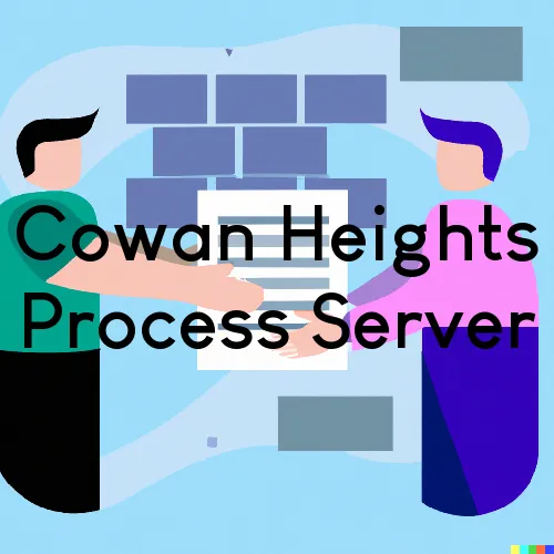 CA Process Servers in Cowan Heights, Zip Code 92705