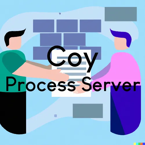 Coy, AR Process Servers in Zip Code 72037