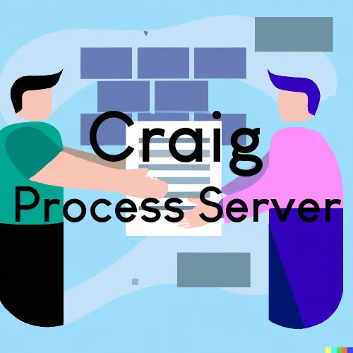 Craig, Nebraska Process Servers and Field Agents