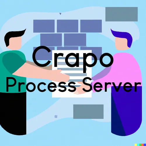 Crapo Process Server, “Chase and Serve“ 
