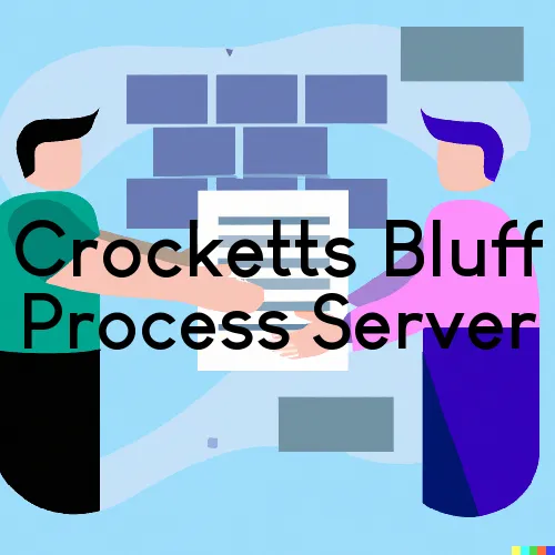 Crocketts Bluff Process Server, “Serving by Observing“ 