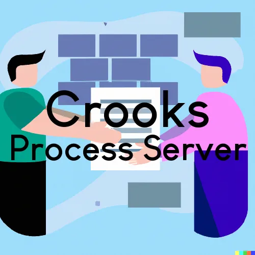 Crooks, South Dakota Process Servers and Field Agents