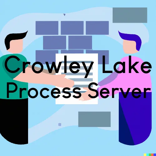 Crowley Lake Process Servers and Courtesy Copy Messengers