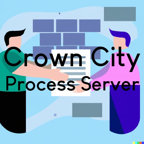 Crown City, OH Process Servers in Zip Code 45623
