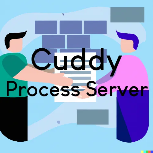 Cuddy, Pennsylvania Process Servers