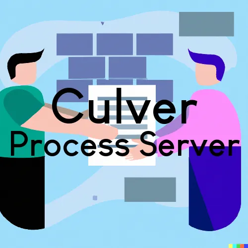 Couriers and Process Servers in Culver, Indiana