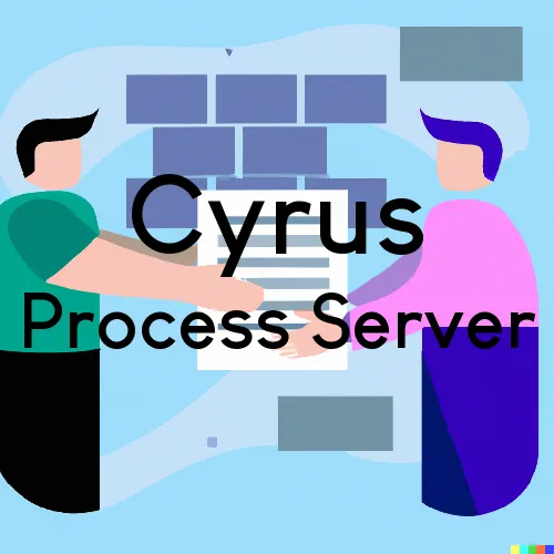 Process Servers in Zip Code Area 56323 in Cyrus