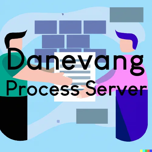 Danevang, TX Process Server, “Serving by Observing“ 