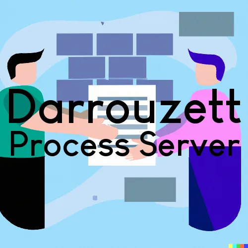Darrouzett Process Server, “Process Servers, Ltd.“ 