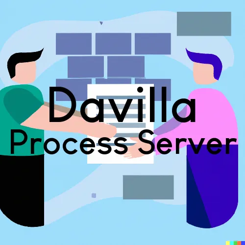 Davilla, TX Process Servers in Zip Code 76523