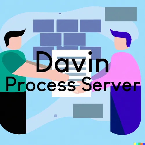 Davin, West Virginia Process Servers