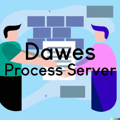 Dawes, West Virginia Process Servers