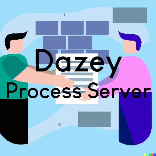 Dazey, ND Process Server, “Serving by Observing“ 