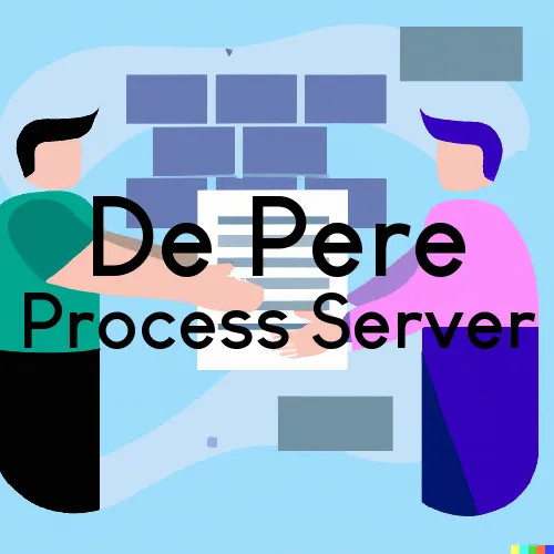 De Pere, Wisconsin Process Servers