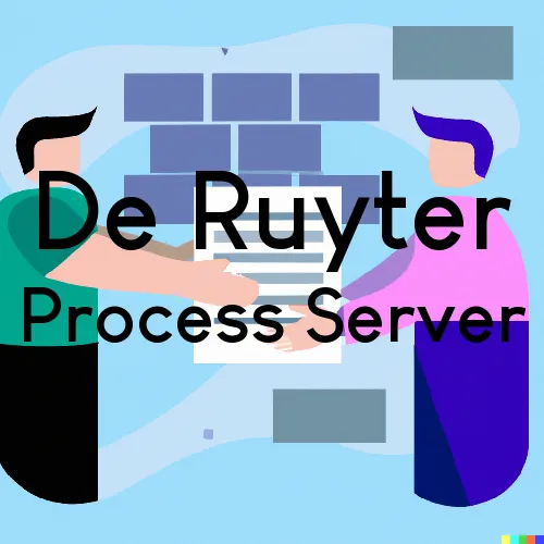 De Ruyter, NY Process Servers in Zip Code 13052