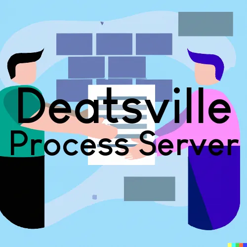 Process Servers in Zip Code Area 36022 in Deatsville
