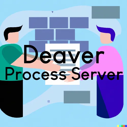Deaver, WY Process Servers in Zip Code 82421