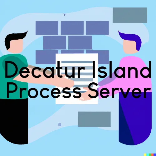 Decatur Island, Washington Process Servers