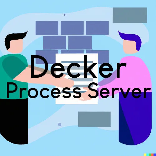 Decker, Michigan Process Servers and Field Agents