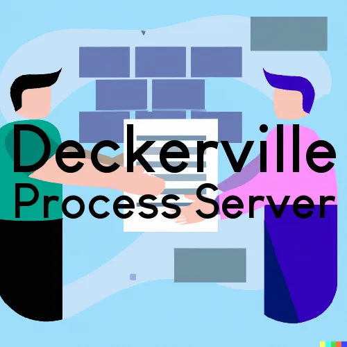 Deckerville, MI Process Servers in Zip Code 48427