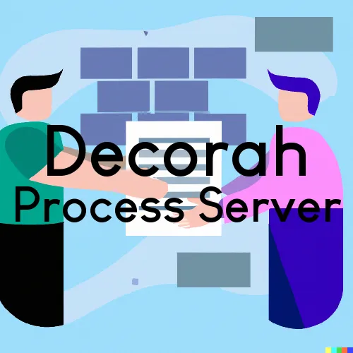 Decorah, Iowa Process Servers