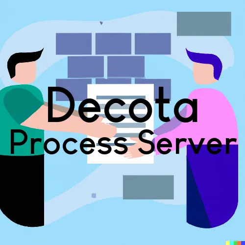 Decota, WV Process Servers and Courtesy Copy Messengers