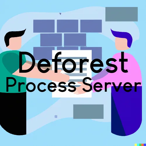 Deforest, Wisconsin Process Servers