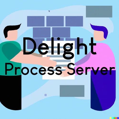 Delight, AR Process Servers in Zip Code 71940