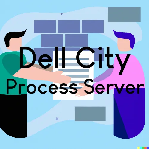 Dell City, Texas Process Servers and Field Agents