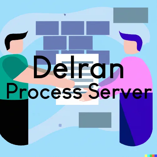 Delran, NJ Process Servers in Zip Code 08075