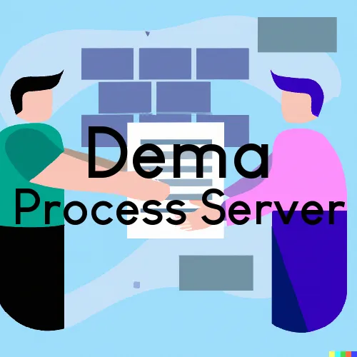 Dema, KY Process Servers in Zip Code 41859