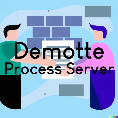 Demotte, IN Process Servers in Zip Code 46310