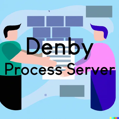 Denby, South Dakota Process Servers