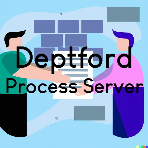 Deptford, NJ Process Servers and Courtesy Copy Messengers