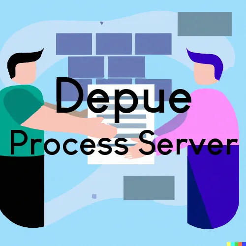 Depue, IL Process Servers in Zip Code 61322