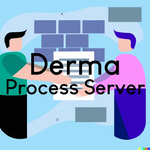 Derma, Mississippi Process Servers